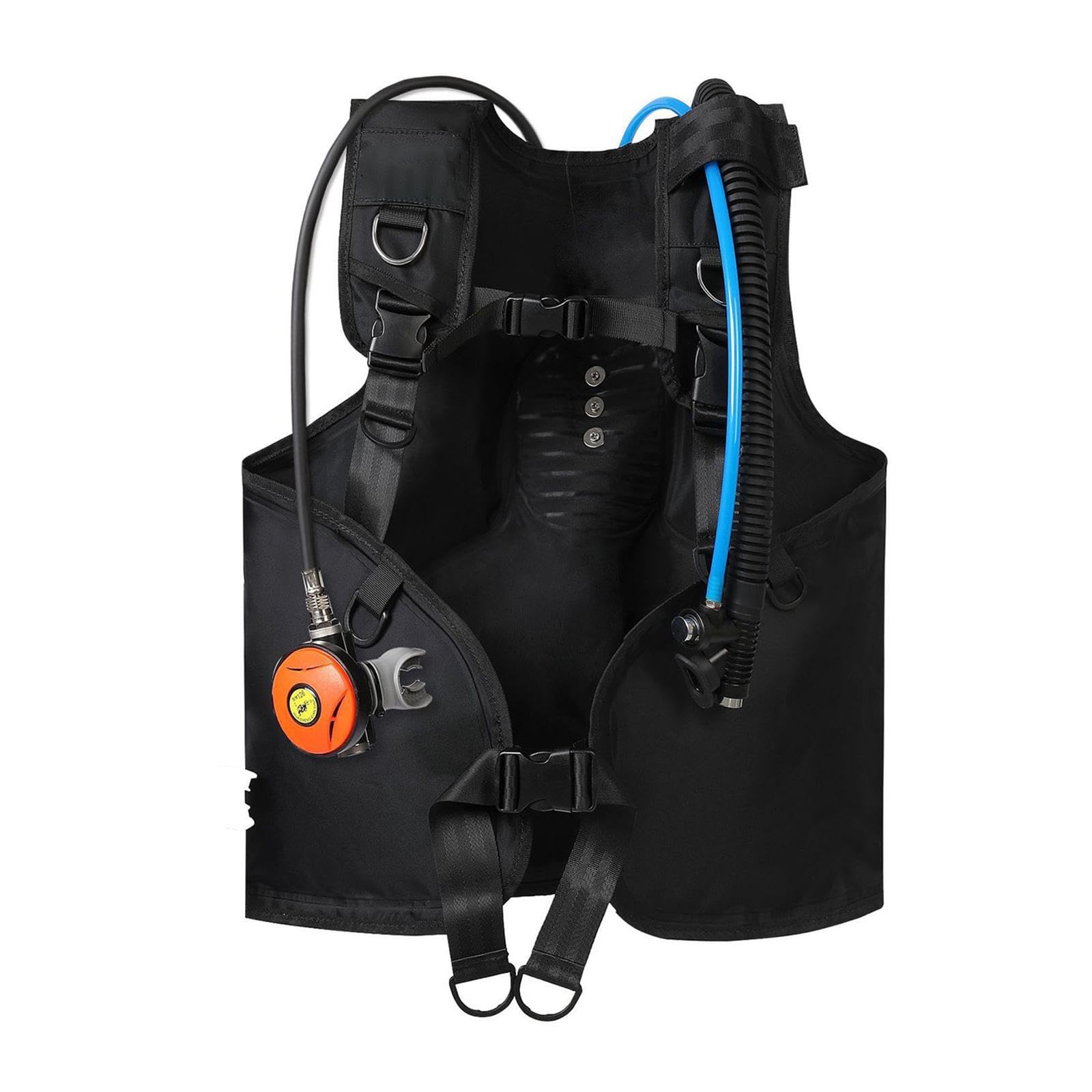 Gilet stabilisateur de plongée sous-Marine (50 cm x 110 cm) avec détendeur intégré. Idéal pour la plongée, Le Surf, Le Snorkeling et Les Sports Nautiques.
