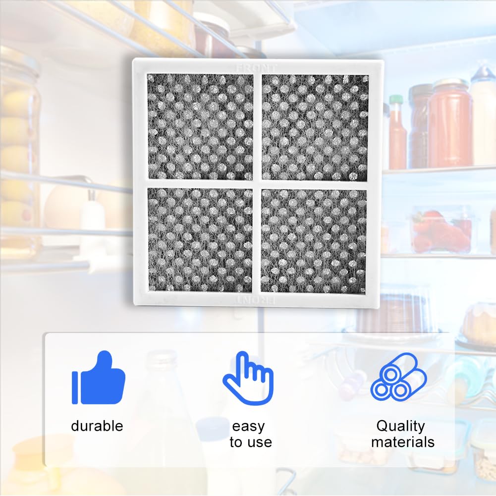 Juego de 4 filtros de aire Fresh para frigoríficos, eliminan los olores, eficaz, compatible con Réfrigérateur/Réfrigérateur/Purificateur LG LT120F, LFX31925SW, LFX31925SB