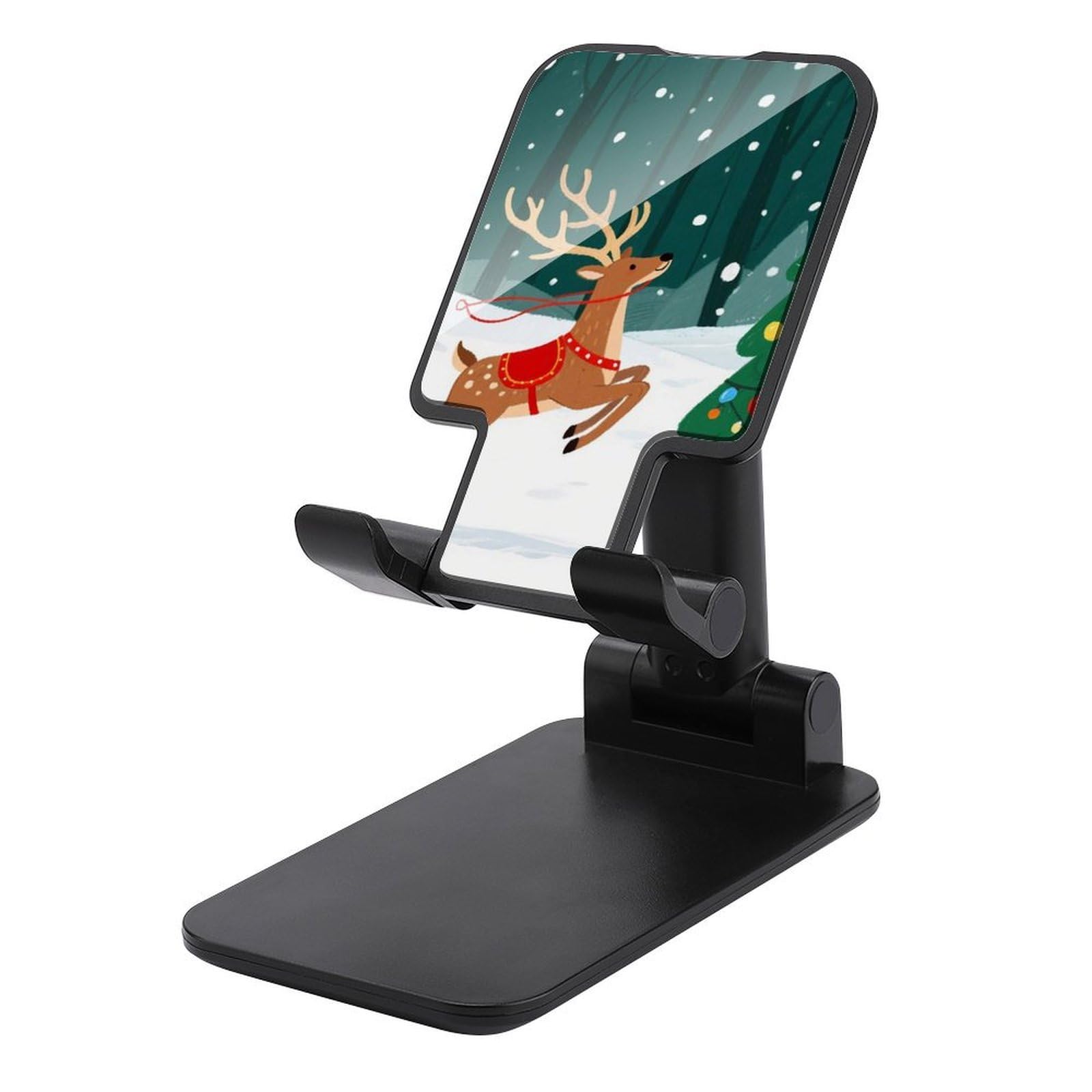 Support téléphone sapin de Noël réglable pour bureau et voyage - 7