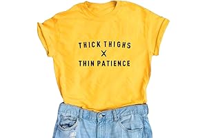 Women's Cute Juniors Tops Teen Girl Tee Funny T Shirt - Simple Graphic Yellow Tee