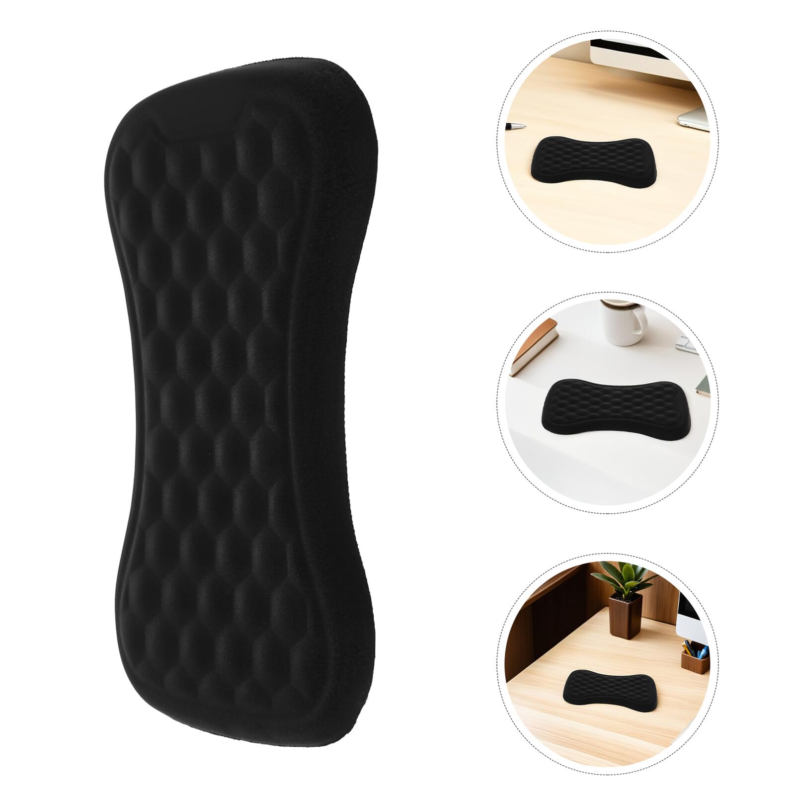 Zerodeko Poggiapolsi Ergonomici per Mouse e Tastiera in Memory Foam Set 2 Pezzi Supporto per Polsi Laptop Cuscinetti Antistress per Gaming e Ufficio Protezione Comfort Polso Computer