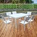 Yechistren Outdoor Patio Dining Chair Set of 6