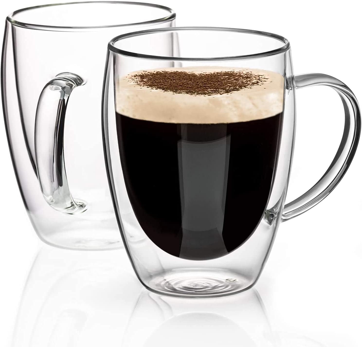 Cappuccino glasses double walled Clearance