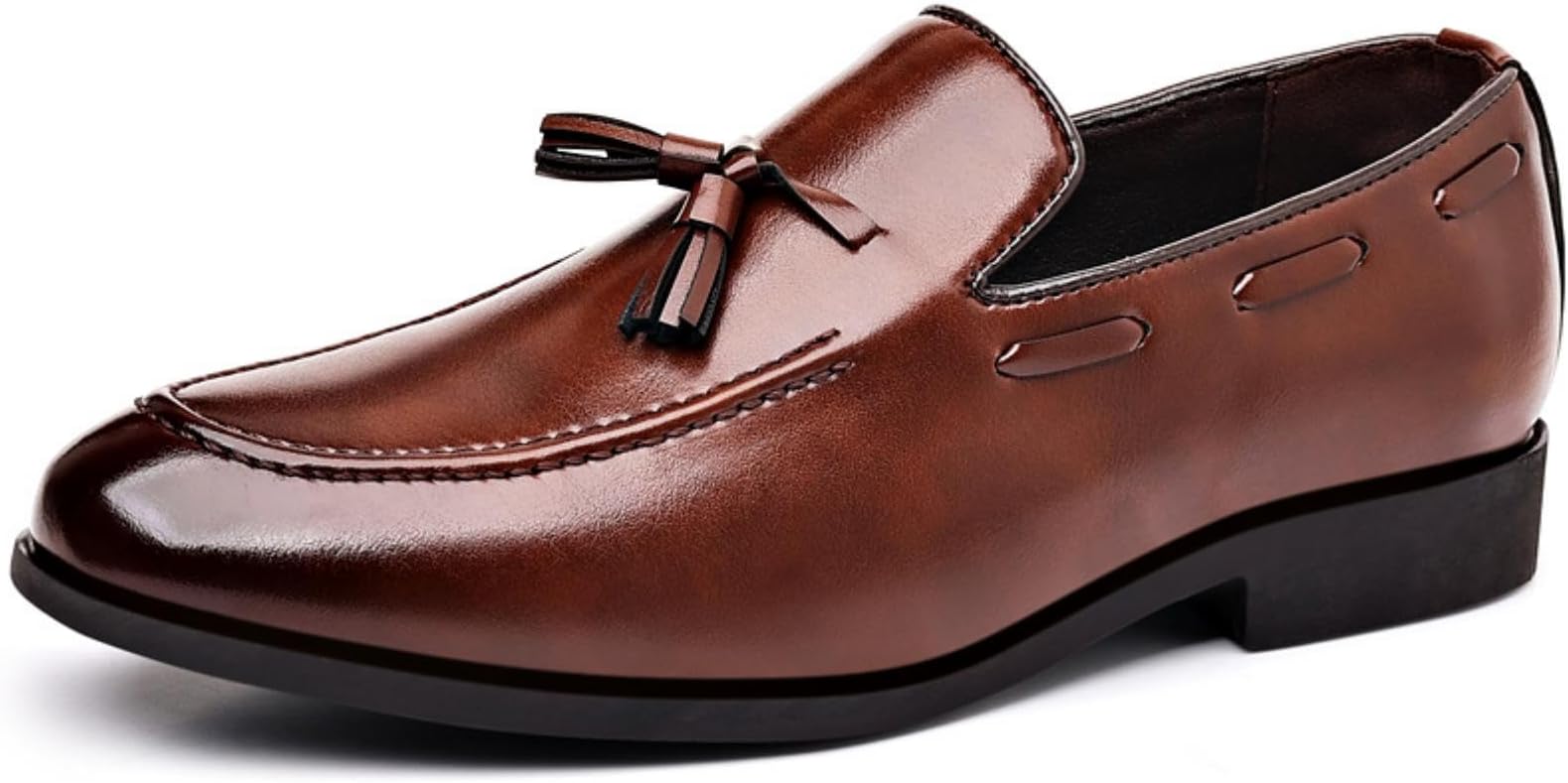 Men's Loafers Moccasins Oxfords Formal Dress Shoes Leather Slip-On Shoes