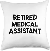 Vista 4 de Retired Medical Assistant Throw Pillow
