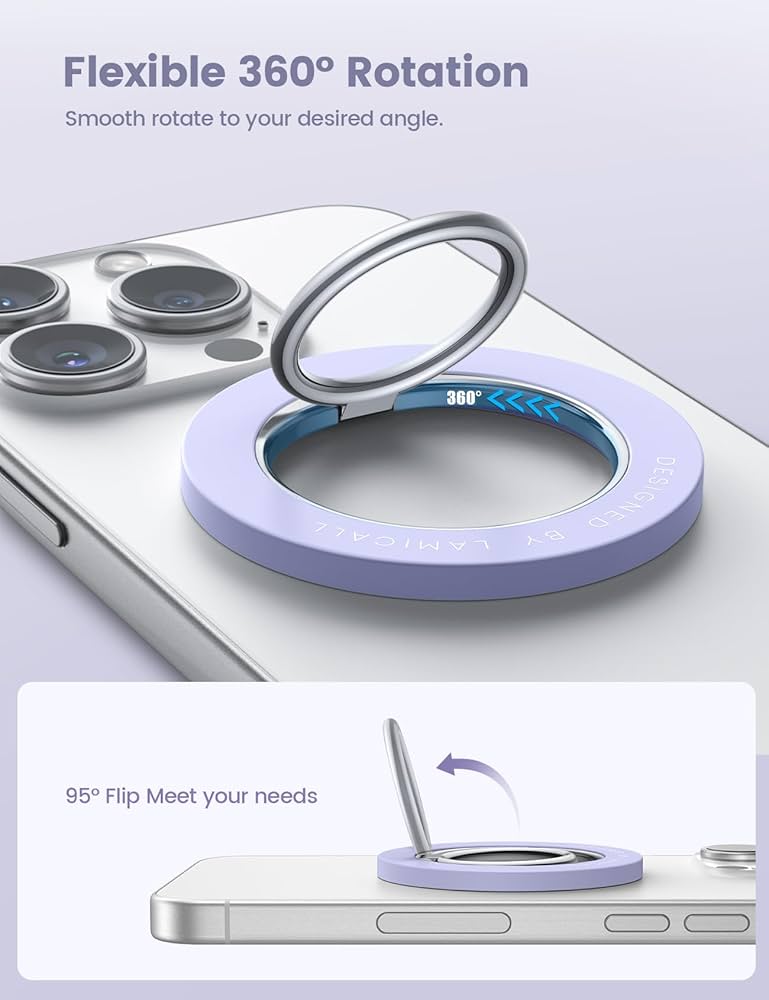 Amazon.com: Magnetic Phone Ring Holder for Mag Safe
