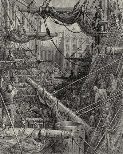 Tableau Impressions d'art Mural Gustave Doré poster vintage décoration murale 60x90