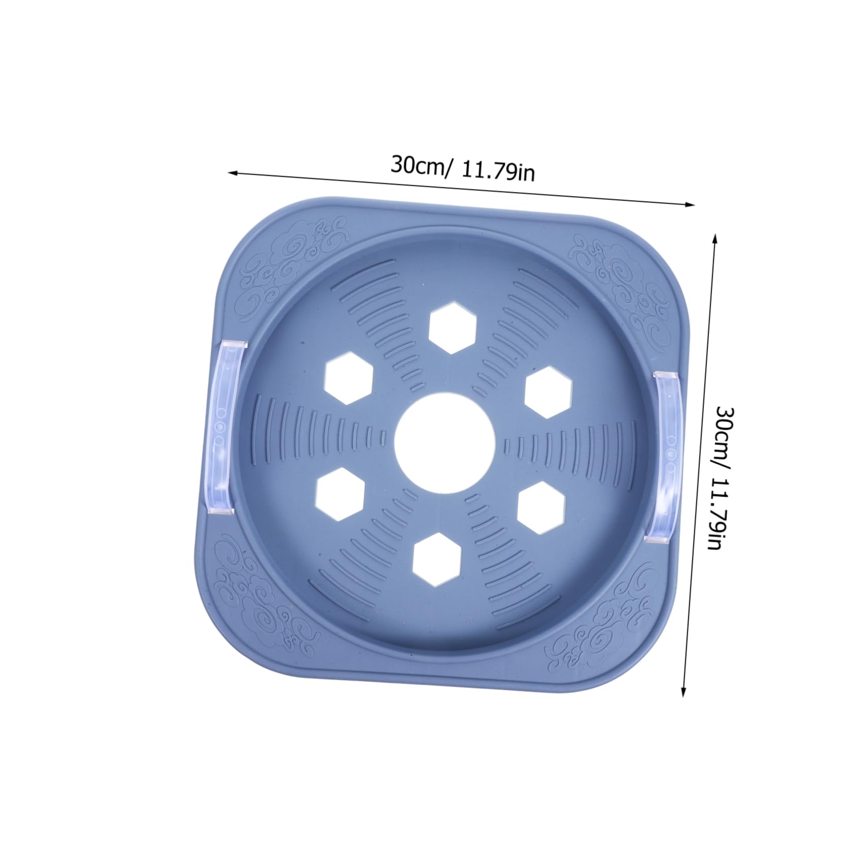 DECHOUS Movable Tank Tray with Wheels Portable Holder for Kitchen Strong Load Bearing Design Easy to Operate Keeps Area Clean and Tidy for Home and Restaurant