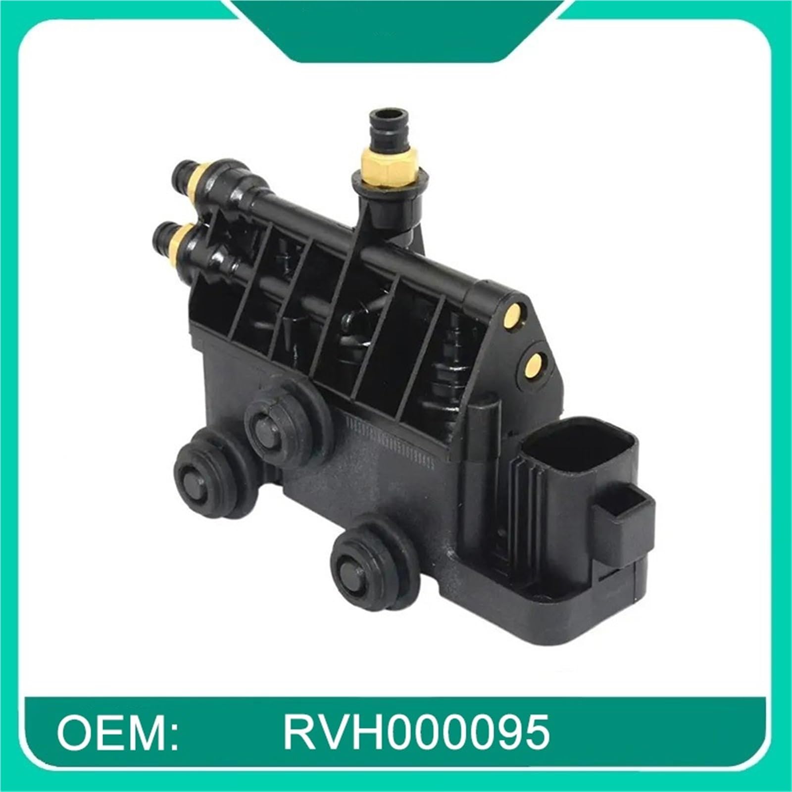 Bomba de suspensión Bloque de válvulas de suspensión neumática RVH500050 RVH000055 RVH000095 apto para Land Rover Suspensiones de aire(RVH000095)