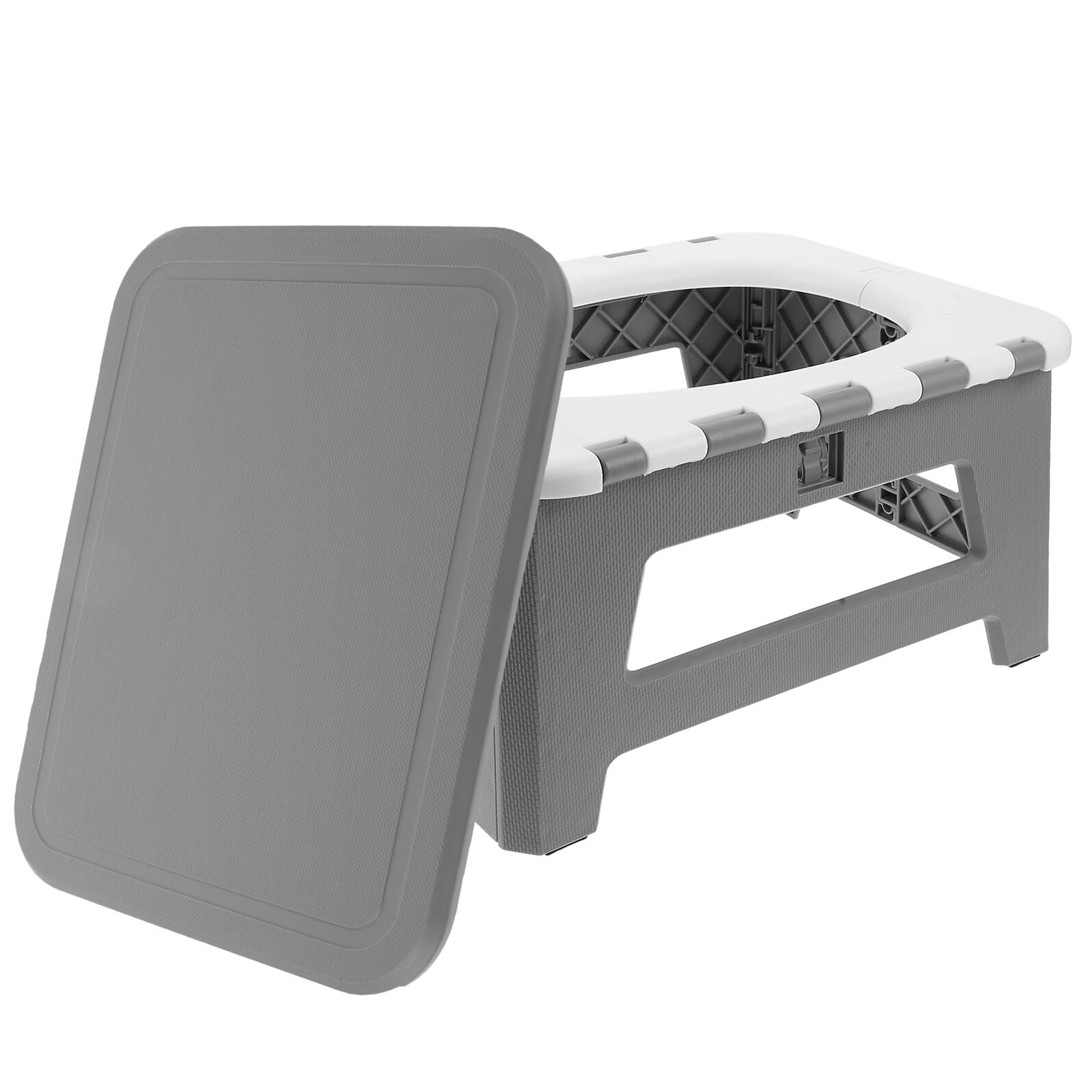 Toddmomy Inodoro Portátil Plegable para Camping y Emergencia Taburete Compacto Pequeño para Adultos Diseño Sellado Antiolor Fácil Almacenamiento para Coche y Exteriores