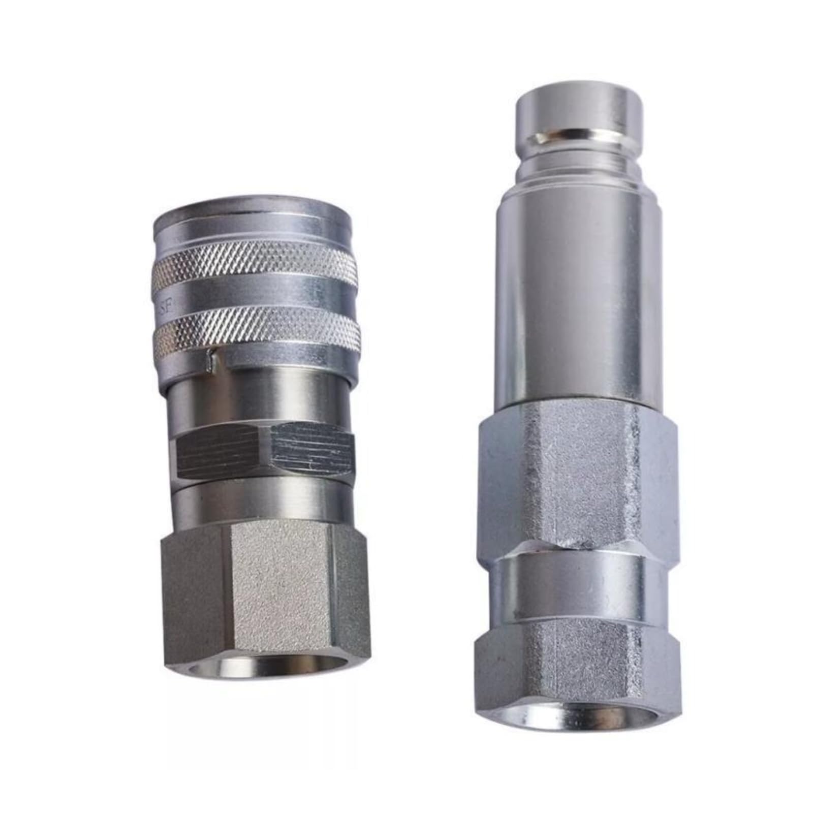 DUCRES 7246790 Male & Female Flat Face Coupler Kit Compatible With Bobcat 542 653 751 853 963 B100 B200 B250 BL275 319 7246777