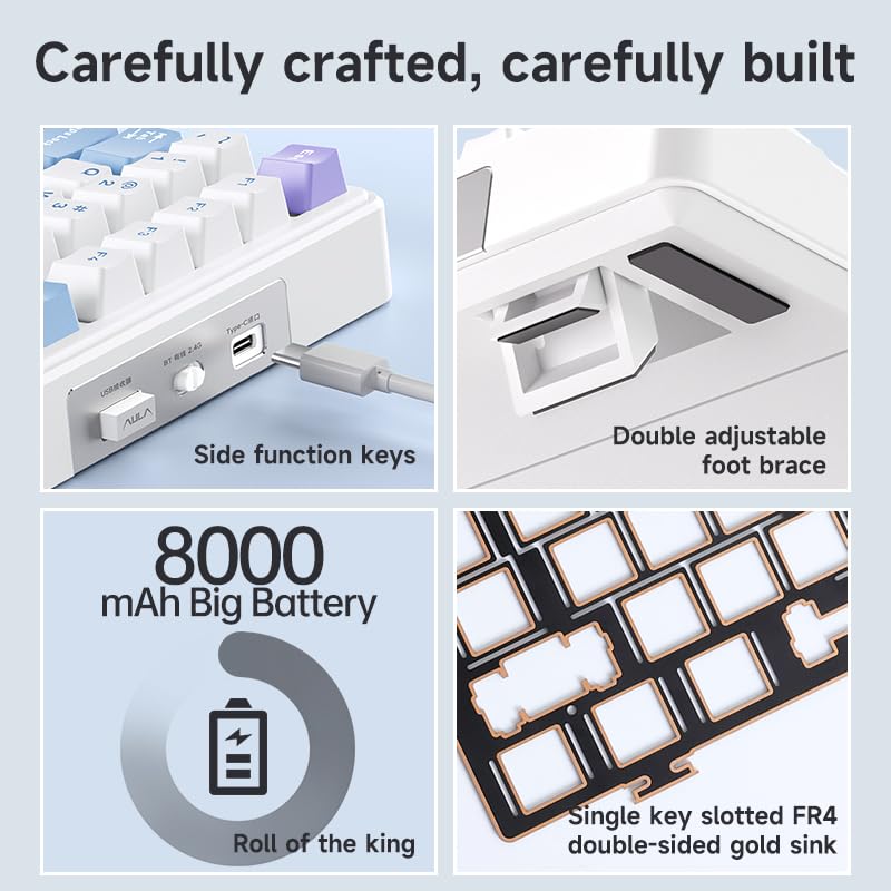 Amazon.com: Aula F99 Pro Cherry Profile Mechanical Keyboard