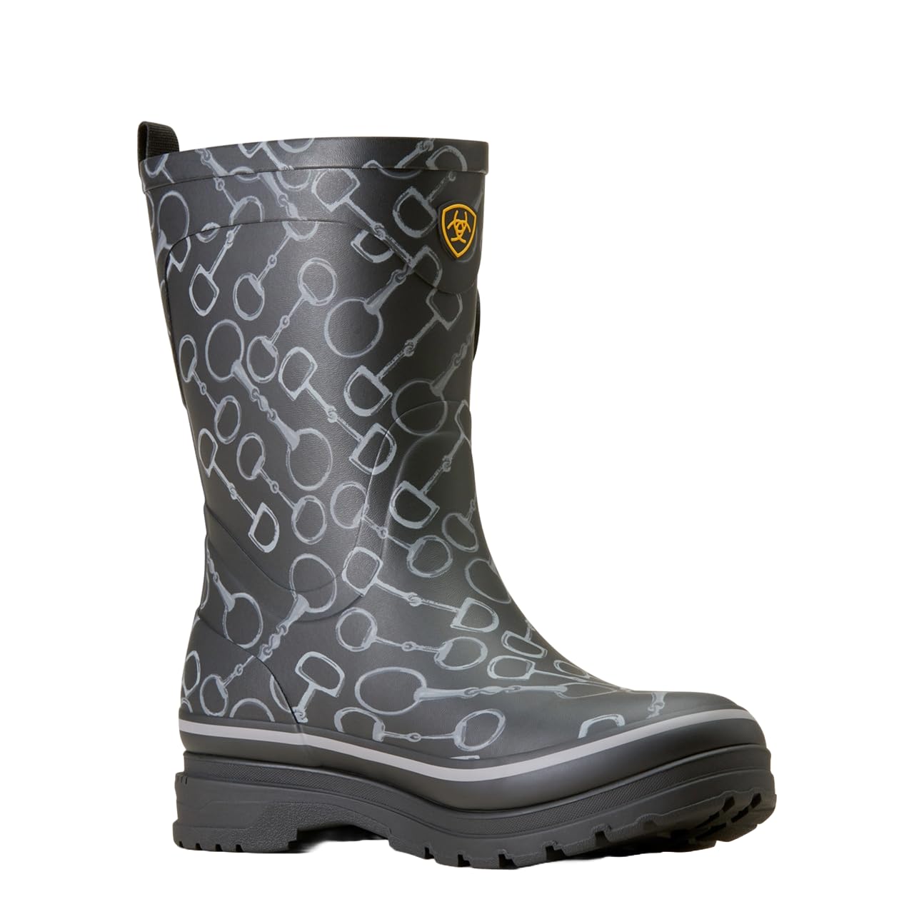 ARIAT Kelmarsh Mid Boot - Womens Black Bit Print 10 5