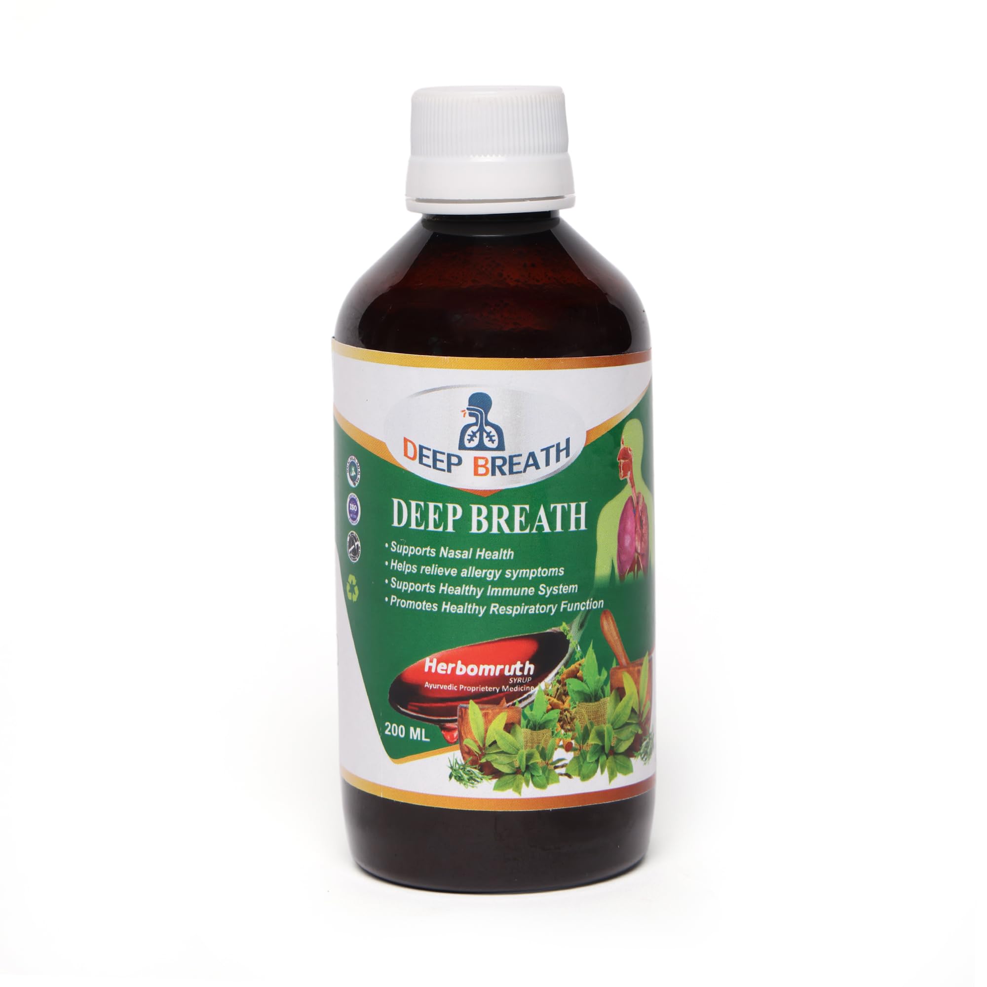 Deep Breath syrup 200_ml | Ayurvedic Lung Cleanse, Respiratory Support, Herbal Cough & Cold Relief Tonic-picture-22