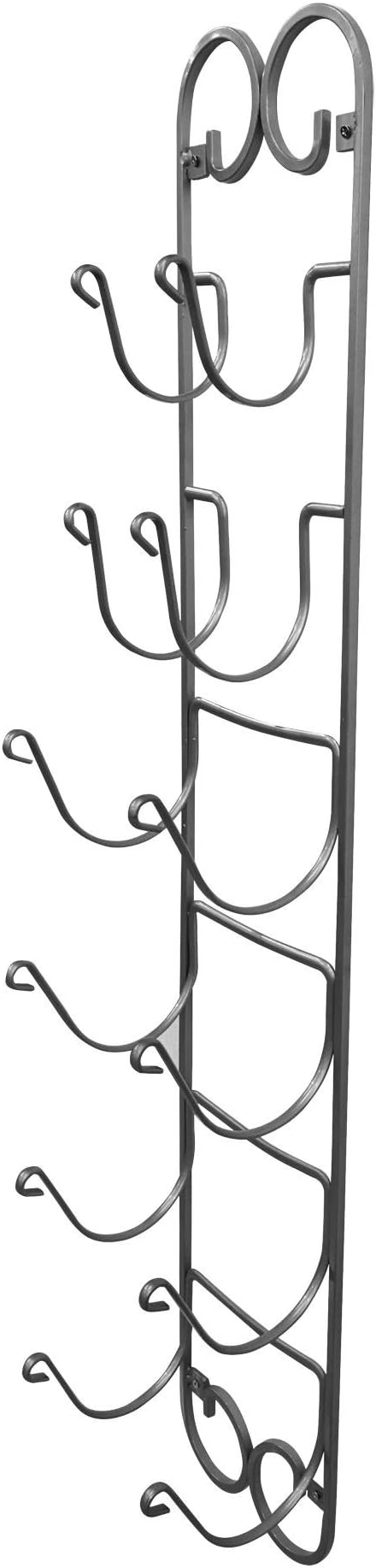 W Home Bathroom Kitchen Wall Mount Hanging Multi Purpose Wine Rack/Hand & Bath Towels