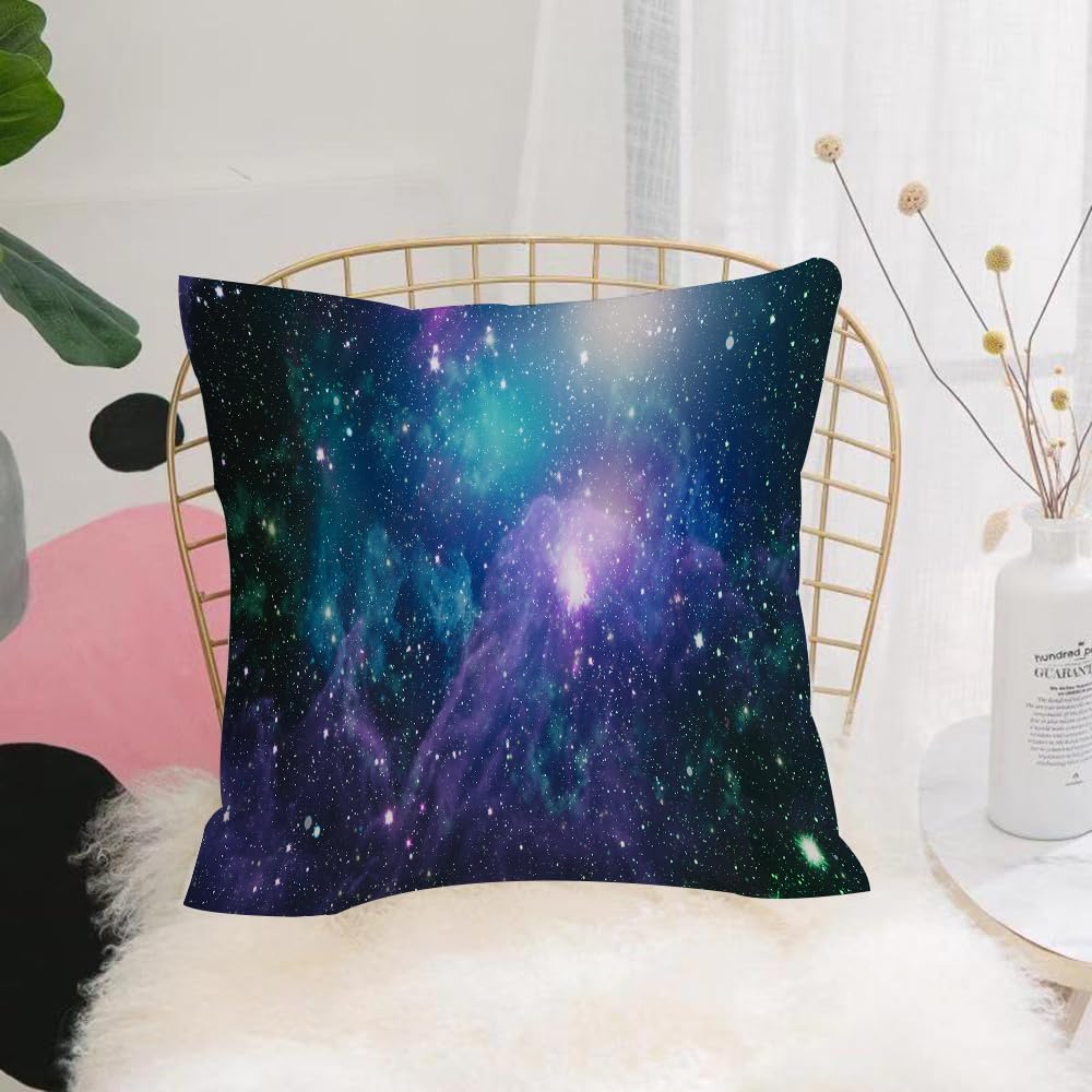 Hyosxw Space Many Light Years Far From The Earth. E - A8 Cushion Cover,Throw Pillow Case Home Decorative For Living Room Bedroom Sofa Chair 18X18 Inch,Space Many Light Years Far From The Earth. Elements Of This Image Furnished By,Pillowcase 45X45cm