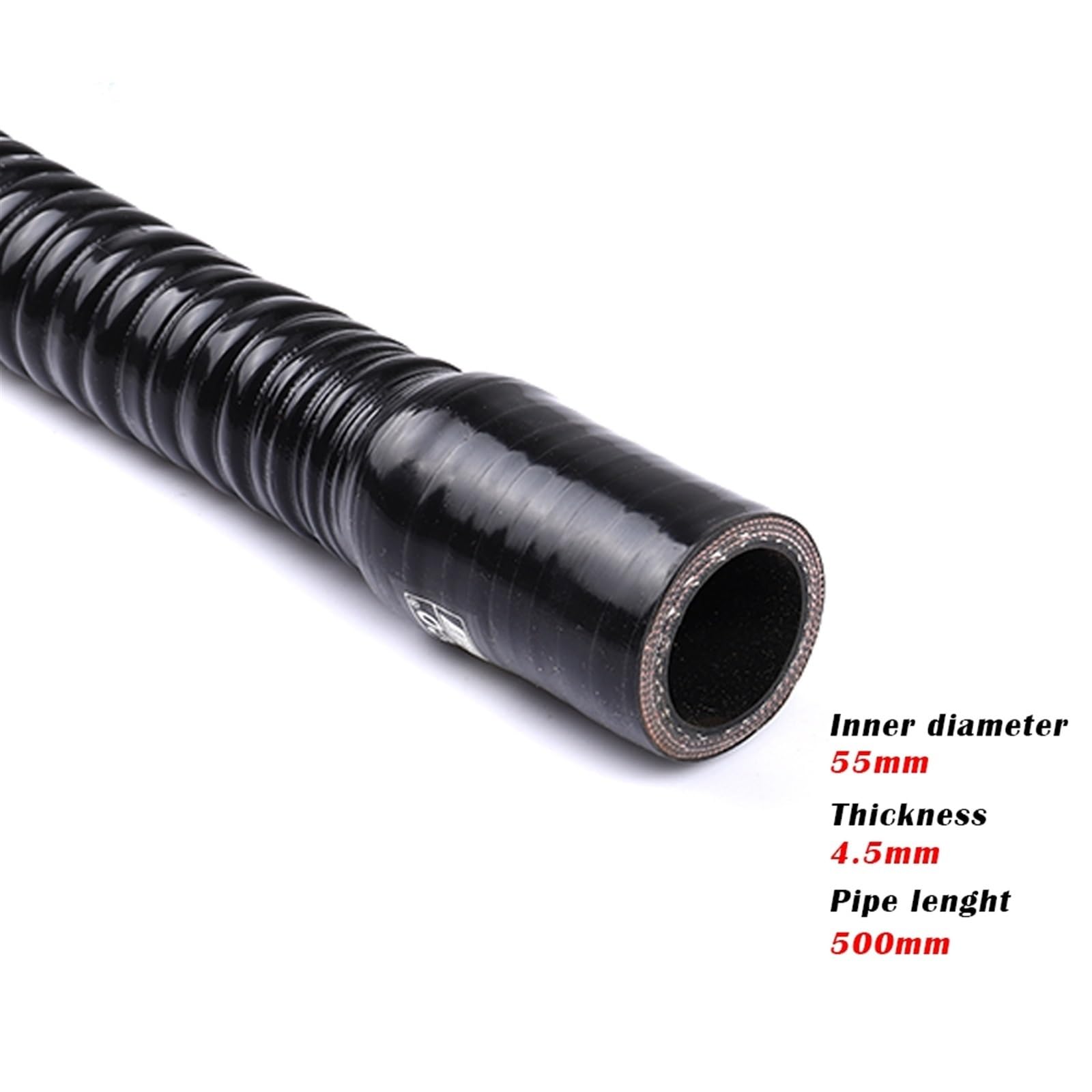 Tuyau D'Admission D'Air Turbo ID 42 51 55 57 Mm Tuyau Flexible En Silicone Pour Radiateur À Eau, Tube Pour Prise D'air, Tuyau De Jonction En Caoutchouc Haute Pression Pour Toyota Durite Admission Air(