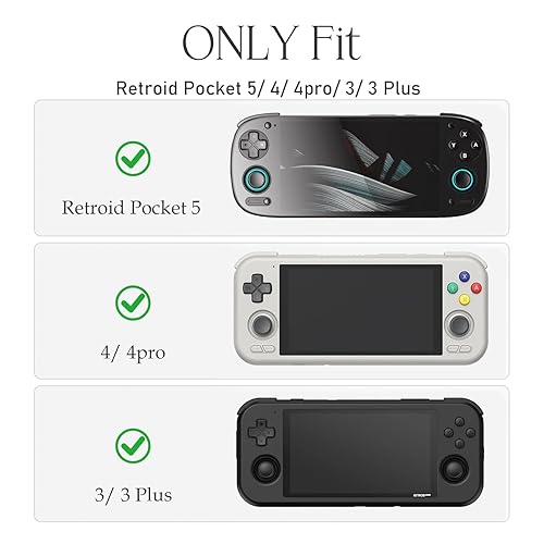 Miniatura 2 de worfty Estuche de transporte de viaje para Retroid Pocket 544pro para Retroid Pocket 33 Plus Retro Game Handheld Console (solo funda)