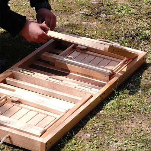 Table pliable Bea Air avec table d'appoint et tabourets ultra compacts - 7