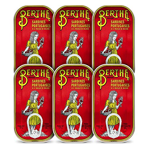 Sardinen in Olivenöl | 6 x 125 g | Berthe | Ramirez | Portugal