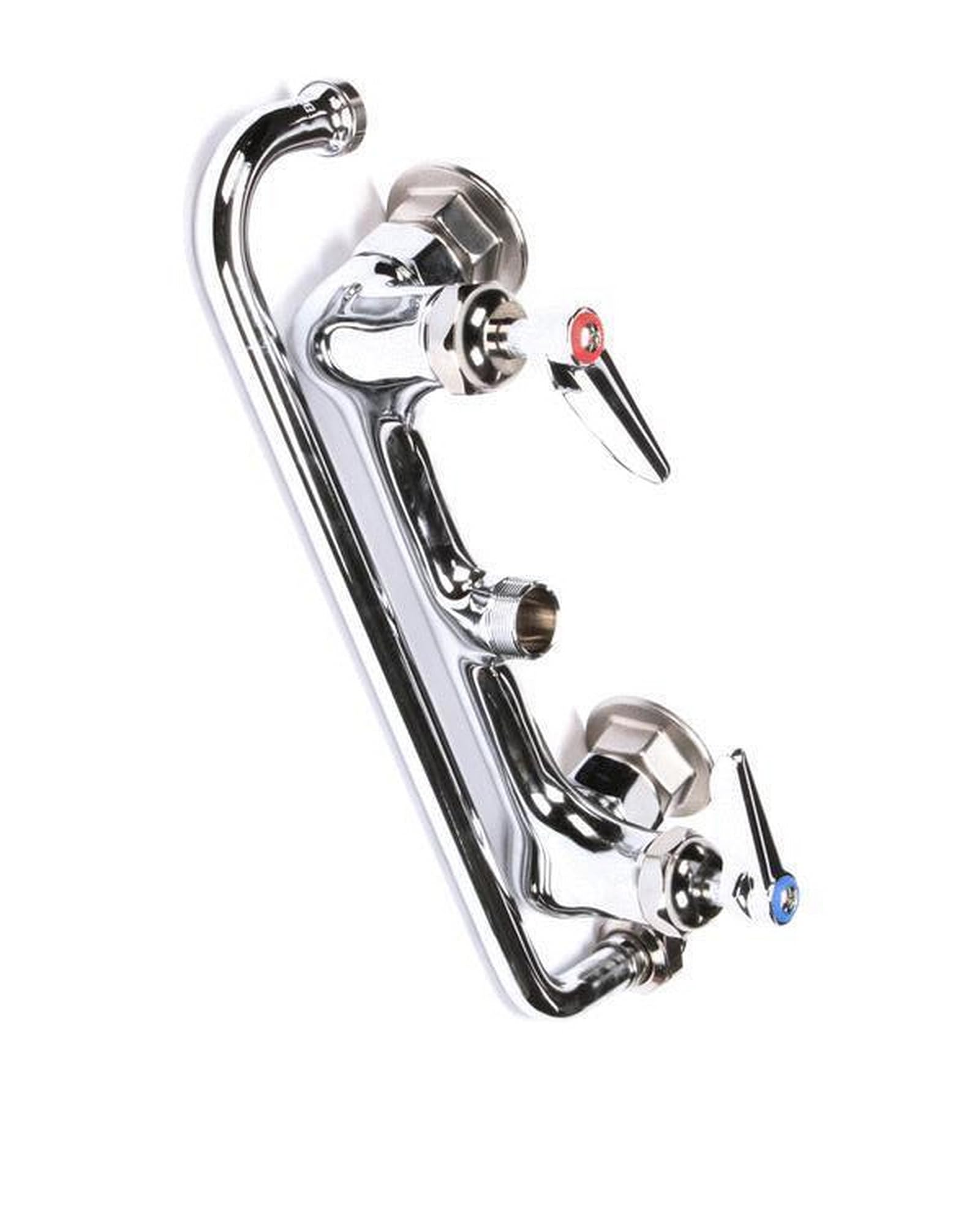 Compatible for use with T&S Brass 8 Wall Mount Faucet, 1/2 Npt Female Inlets, Cera B-0231-Cr KolCoh51071