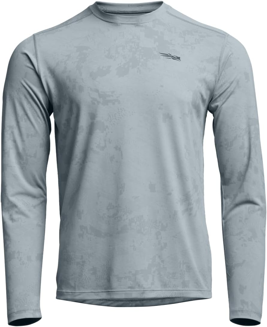 SITKA Radiant LS Crew - UPF 50+ Sun Protection Lightweight Long Sleeve Shirt with Sweat-Wicking & Odor Control