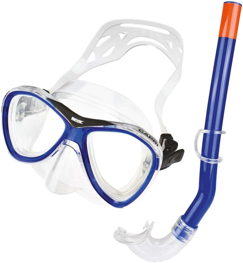set per lo snorkeling con maschera