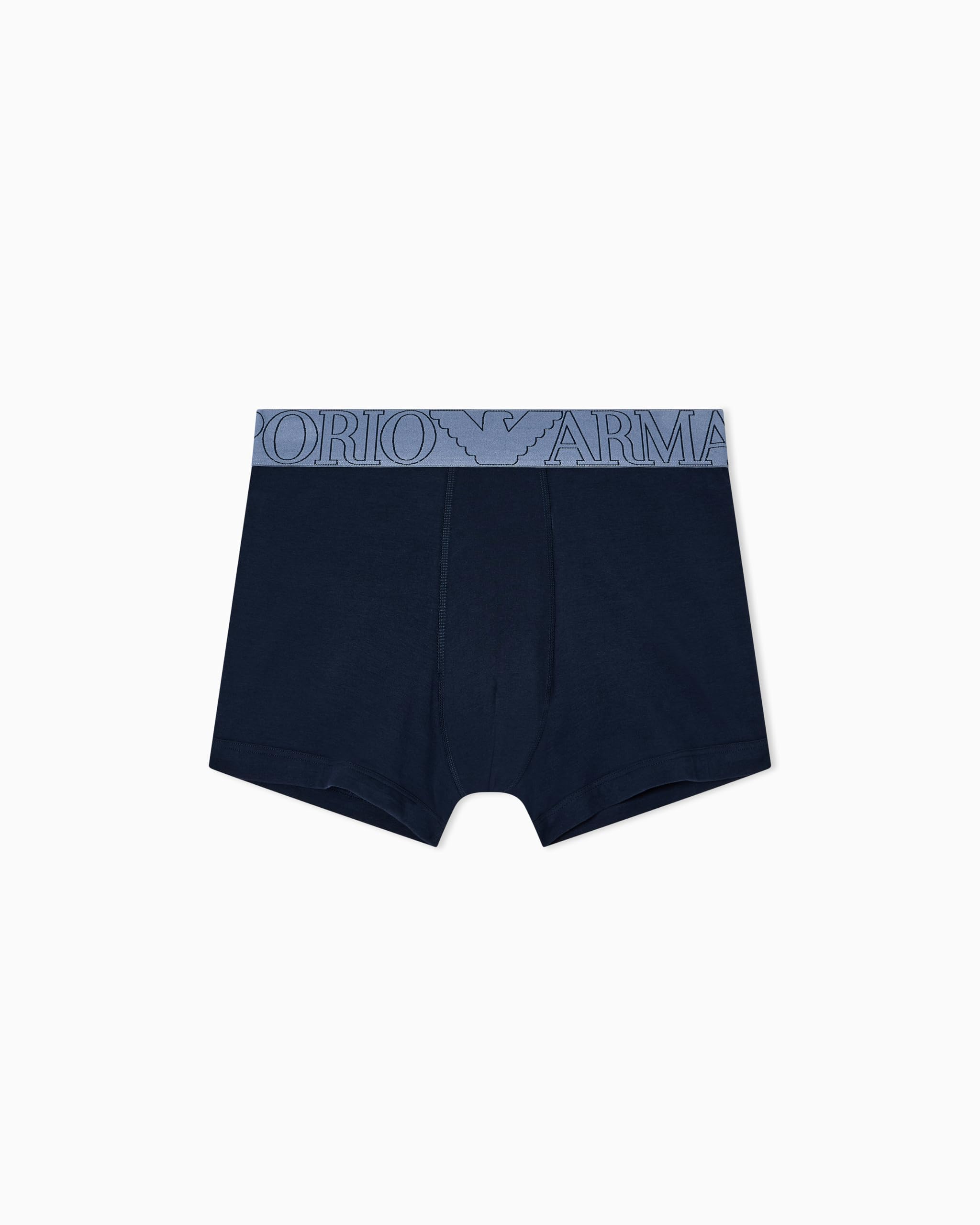 Emporio Armani Herren MEGALOGO Boxershorts, Blau, XL, blau, XL