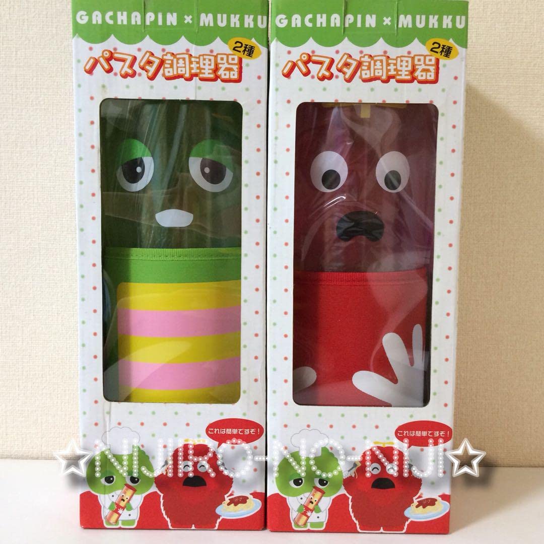 ノーブランド品 Ponky Cookies Set of 2 Pasta Cookies GACHAPIN MUKKU Gachapin Mook