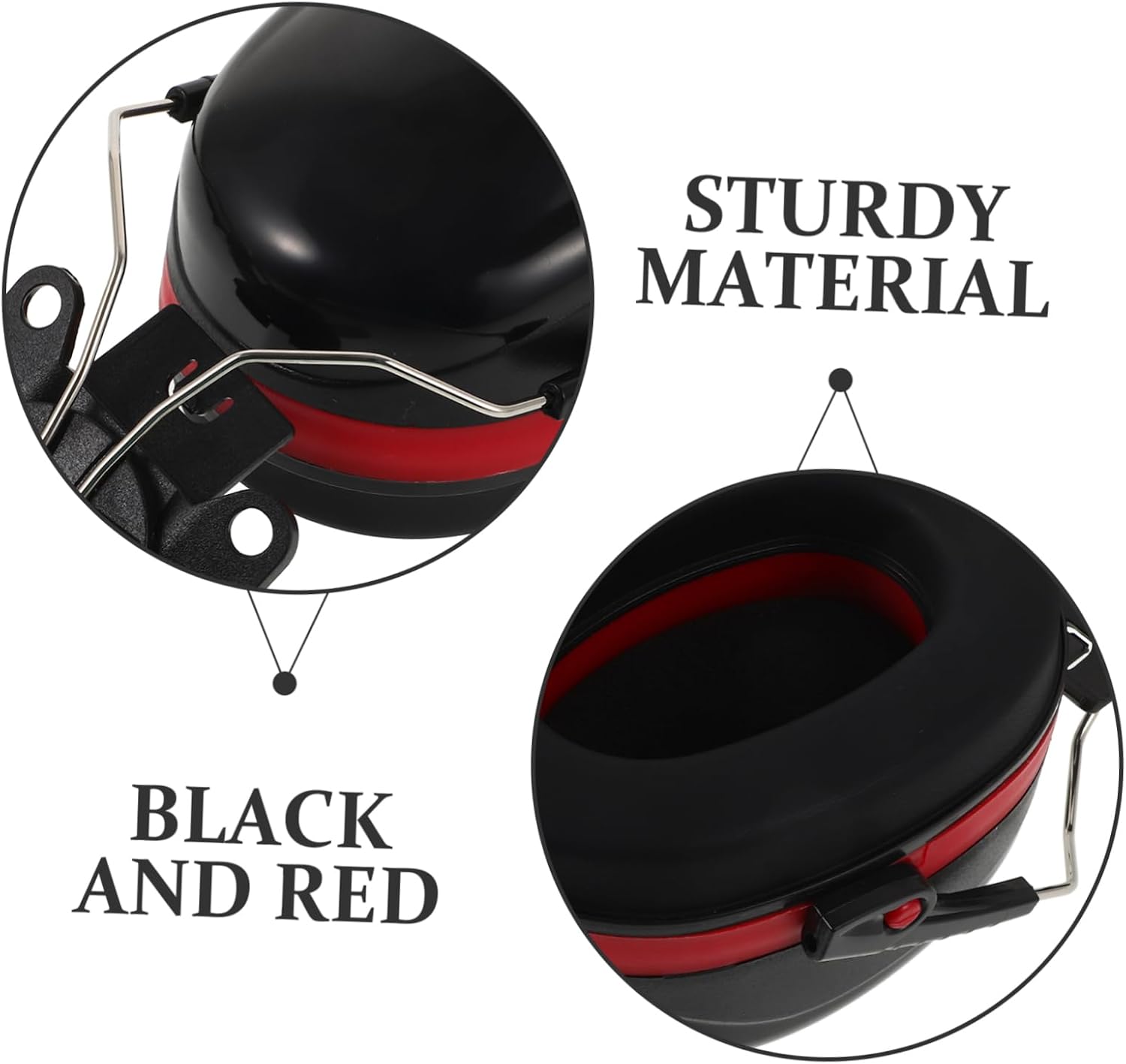 Hard Hat Ear Muffs Noise Reduction Earmuffs for Hearing Protection Industrial Safety Ear Protectors 1 Pair