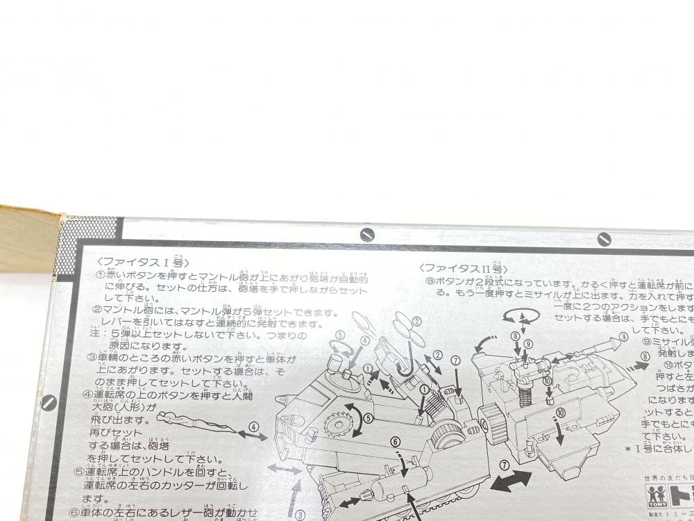 Amazon.co.jp: 【開封】ファイタスI・II号合体セット 「恐竜戦隊