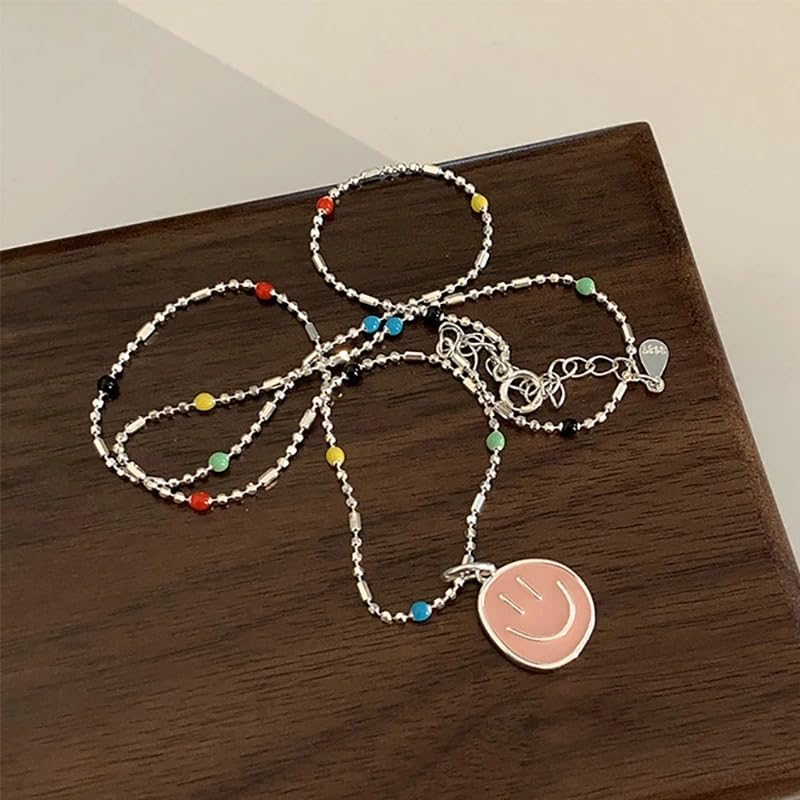 Collier de chaîne de clavicule smiley pour vos plages de vacances d'été - 5