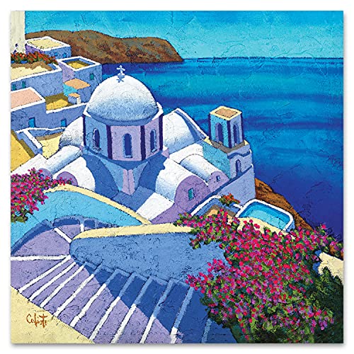 Giallobus - Quadro - Stefano Calisti - Santorini
