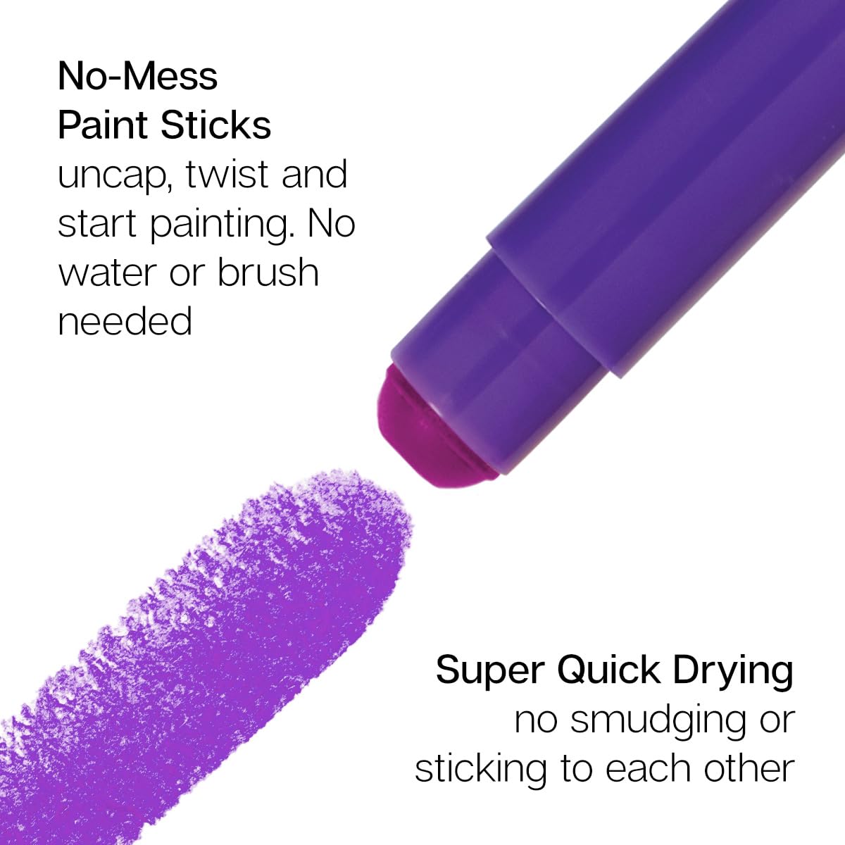 KINGART TEMPERA PAINT Sticks, Set of 36 Rich Colors, Kid Friendly, Super Quick Drying, Non-Toxic, For Paper, Canvas, Wood, Glass and more