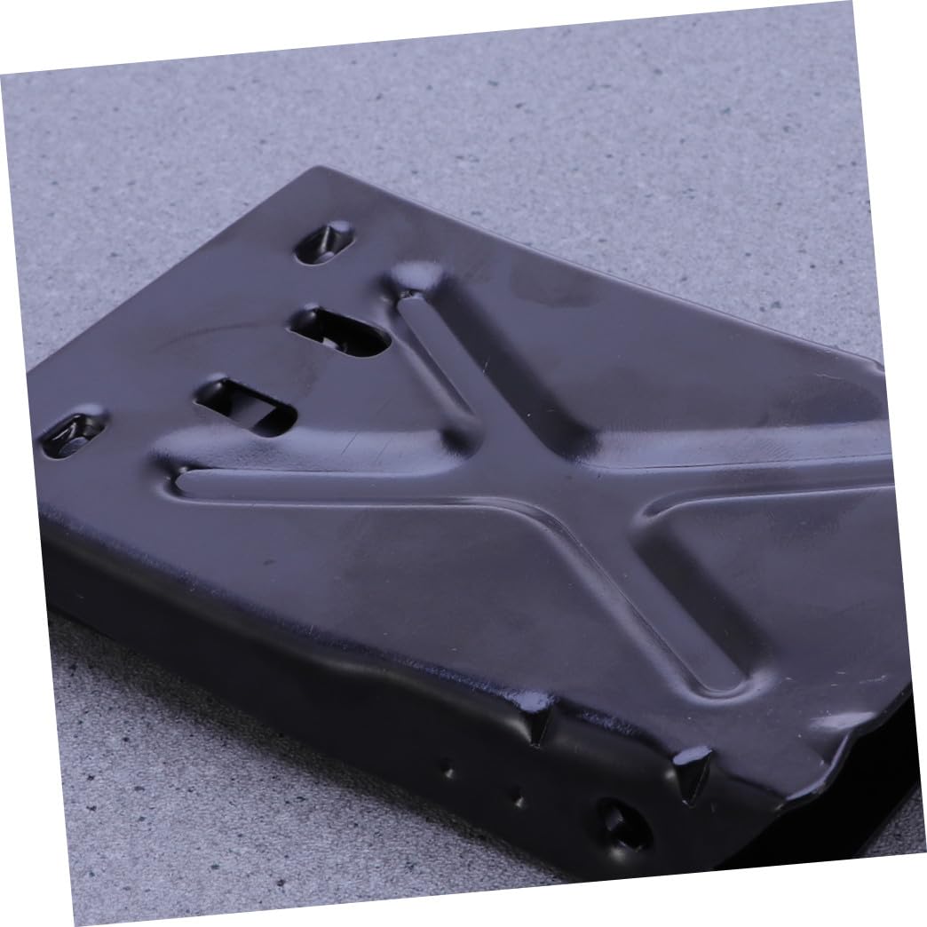 2 Pezzi Cunei Fermaruota Metallo Nero Supporto Triangolare Antiscivolo per Pneumatici Strumento Sicurezza per Auto e Camion Resistente e Durevole