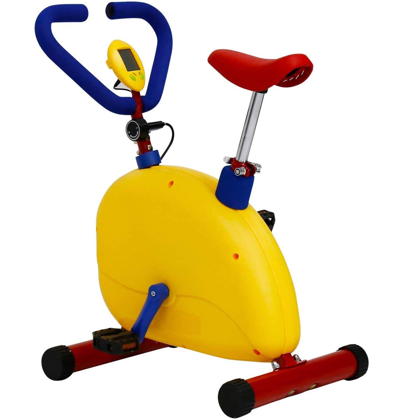 SaryEdge Fun And Fitness Kids Exercise Bike Equipment,Toddler Exercise Bikes Machine Indoor Cardio Training for Childrens with Adjustable Seat Mini Exercise Kid Stationary Bike,