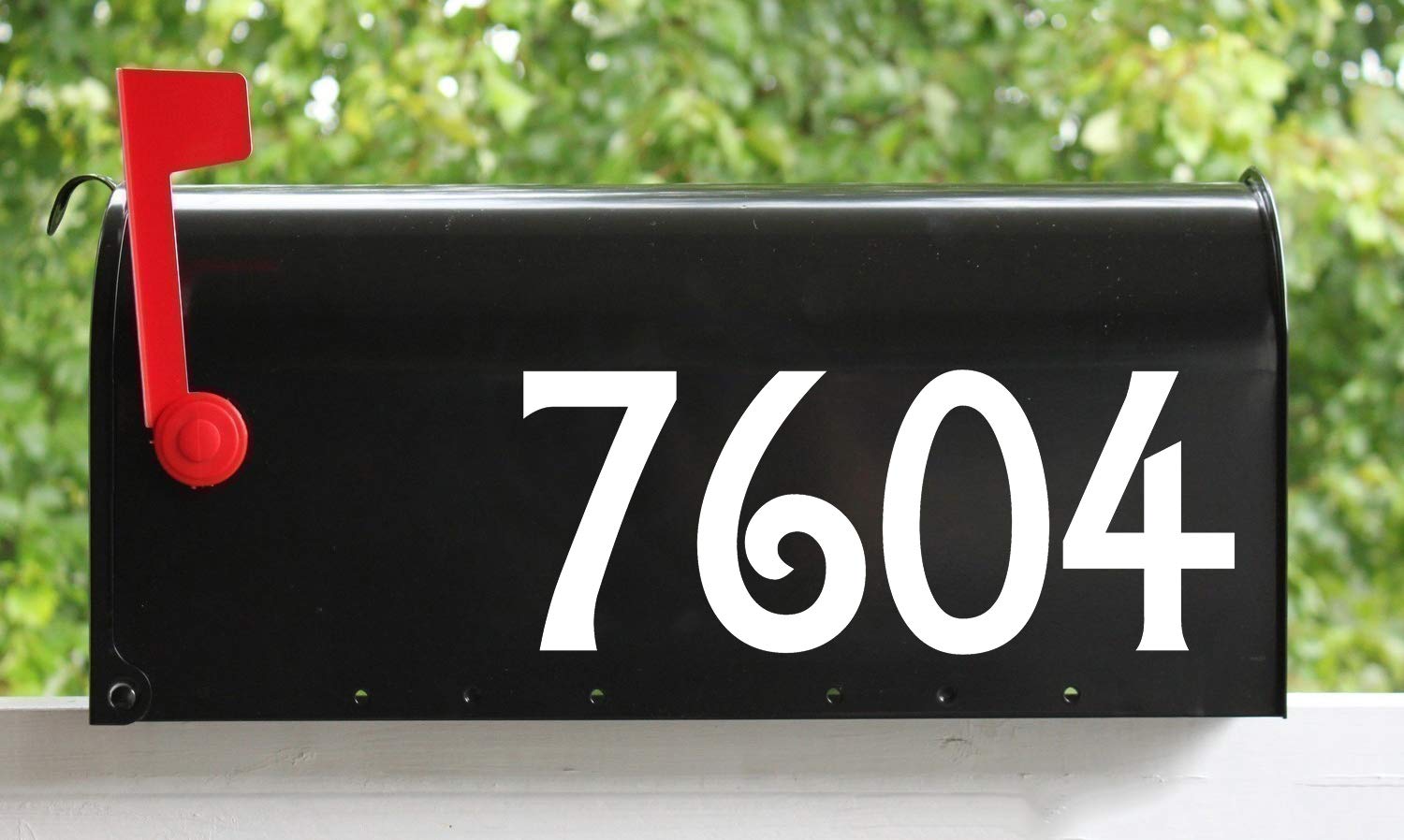 White - Craftsman Style Mailbox Numbers - 1" Tall - Vinyl Decal - Arts  Crafts Custom Lettering Home Address Office - Dyer - Die Cut Sticker - -  Amazon.com