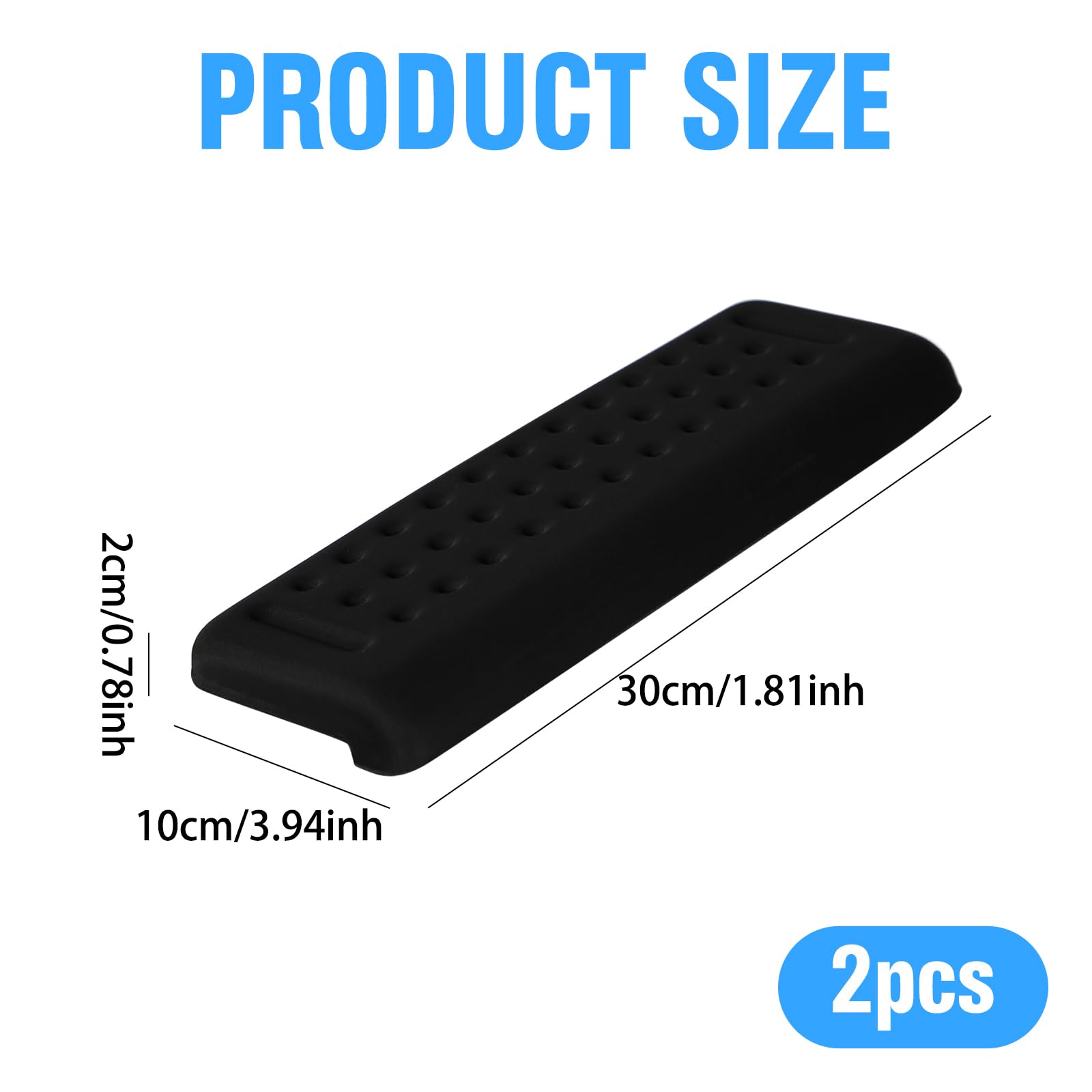 Coderas de escritorio en forma de L, 2 coderas, reposamuñecas en forma de L con almohadillas ergonómicas para mouse, codos de espuma viscoelástica, almohadillas de apoyo para palma, muñeca y