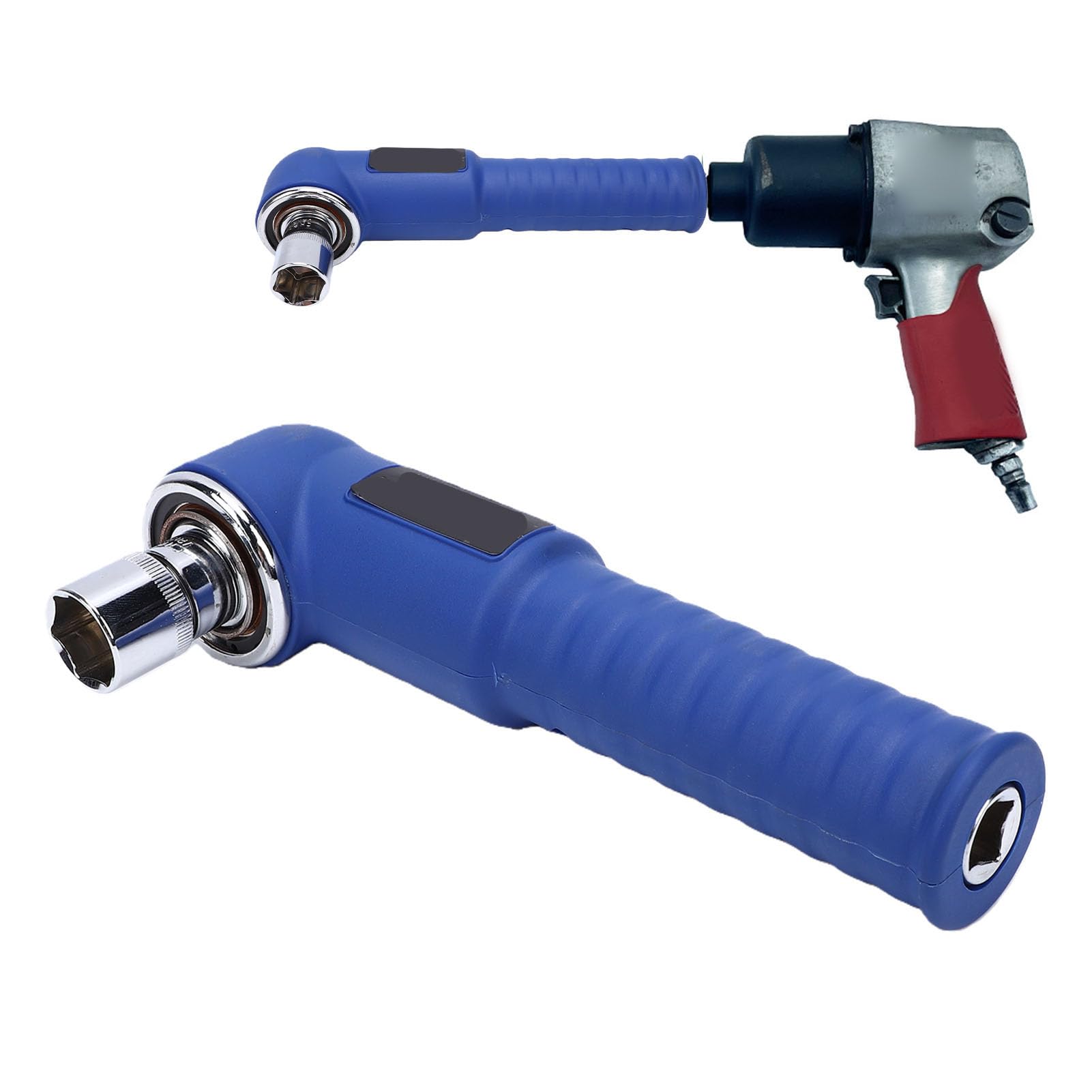 Klucz Przedłużający Kątowy 1/2 Cala, trzpień Obrotowy ze Stali Stopowej Przedłużacz z 3 Adapterami 17 Mm 18 Mm 21, do Hydrauliki Naprawa Samochodów Montaż Mebli
