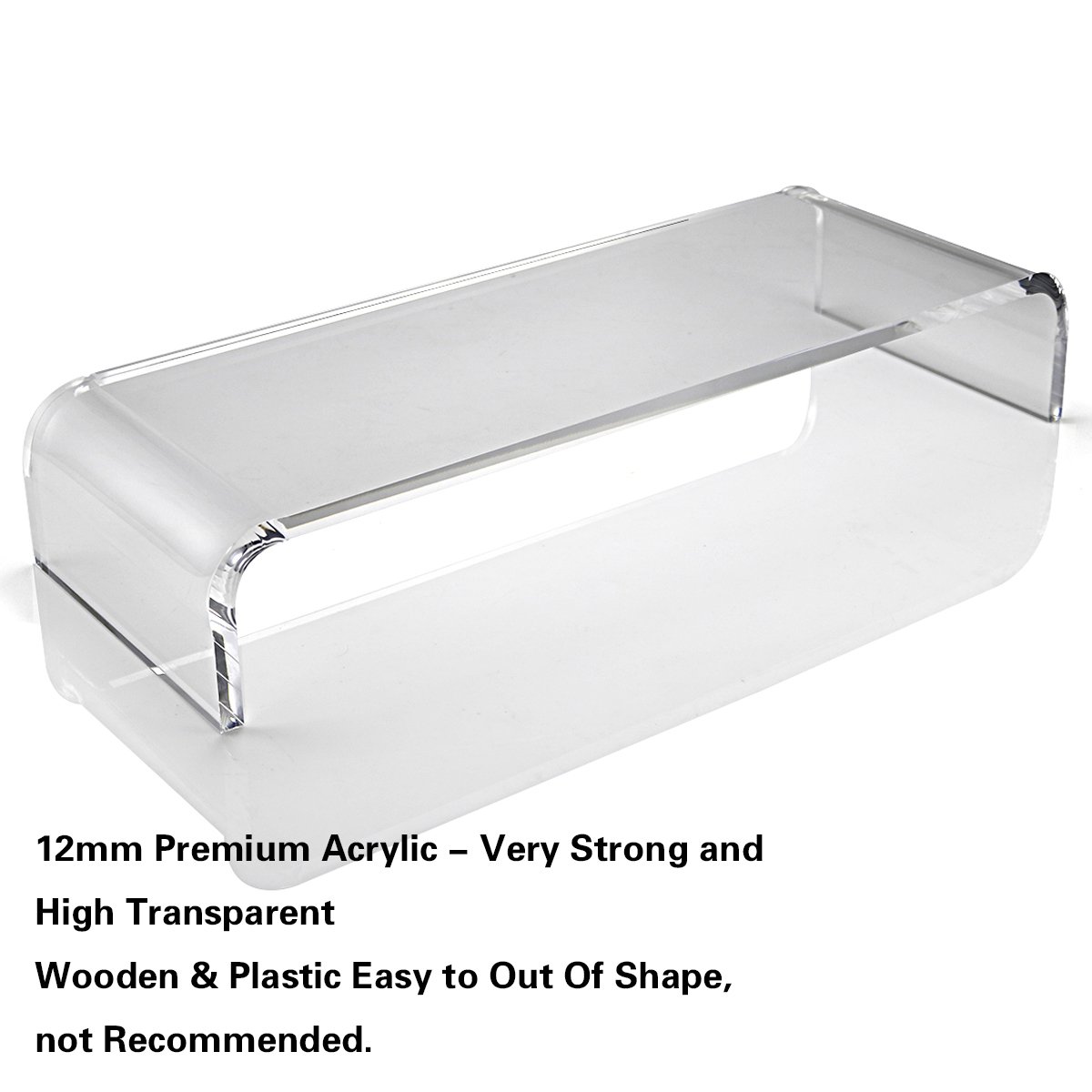 Snapklik.com : Clear Acrylic Computer Monitor Stand Holder, Acrylic ...