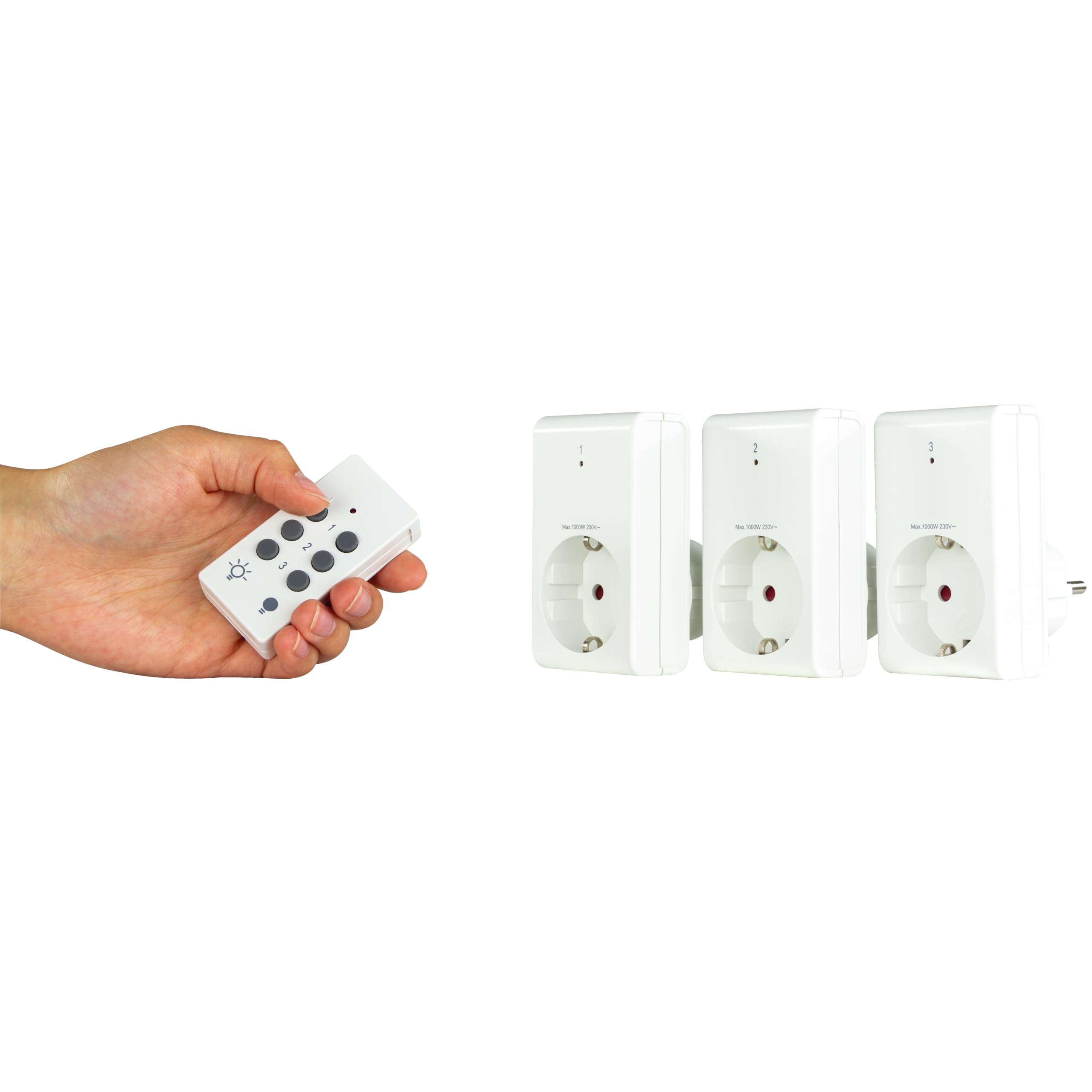 Bloc Multiprise - REV Ritter - 2m - 3 Prises - Connecteur Plat - Sécurité Enfant - Bricolage