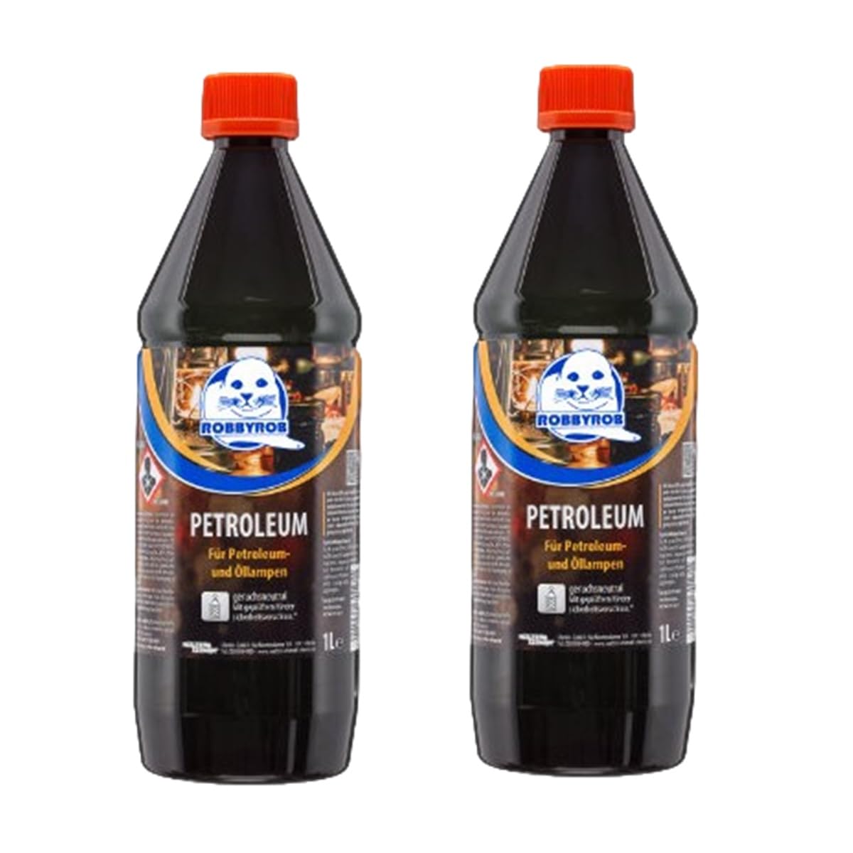 JaTop 2l Lampenoel Lampenöl Petroleum Petroleumheizung Petroleumofen Lampe Kamin Kerosin Reiniger Fackel Laterne Öl Gartenfackeln (8,45€ / L)