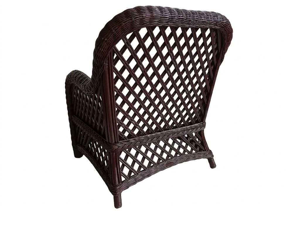 POLTRONA VIMINI RATTAN NATURALE NOCE MIDOLLINO POLTRONA CM 69x78x86 h H VIMINI CON CUSCINI SFODERABILE INTERNO ED ESTERNO GIARDINO