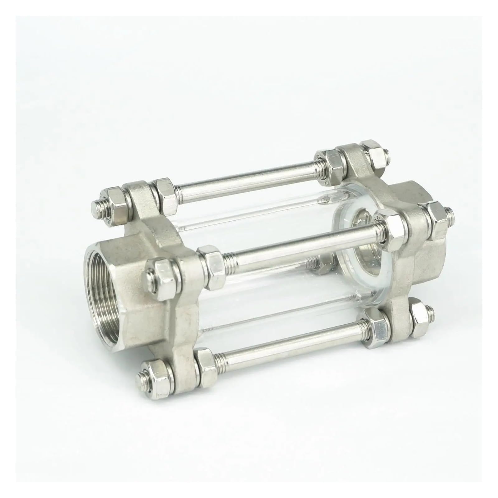 1-1/2" BSPT Female SUS304 Stainless Steel Flow Sight Glass Diopter 85 PSI
