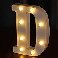 Vista 22 de Letras iluminadas, letras con luces LED de 26 letras del alfabeto, letra decorativa iluminada, letras de marquesina LED que funcionan