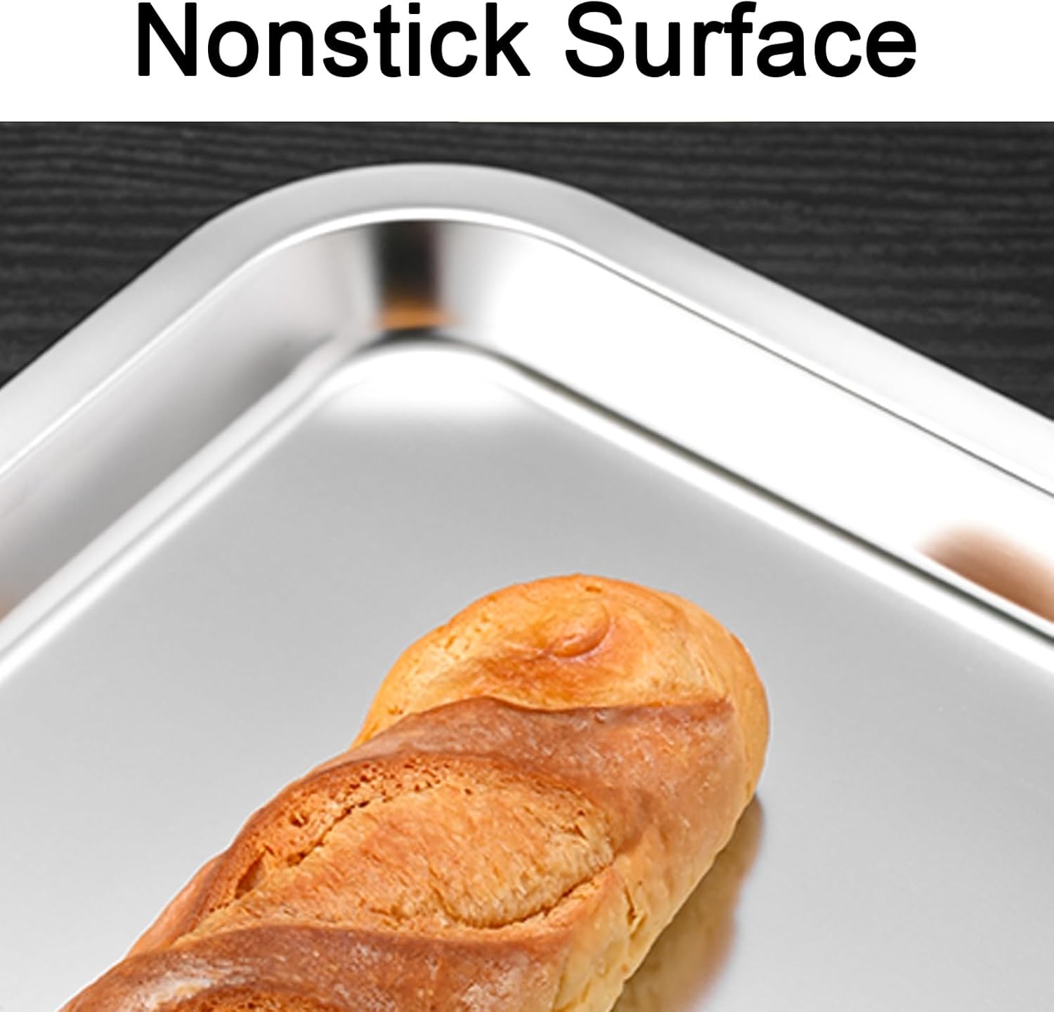 Stainless Steel Cookie Sheets for Baking, Stainless Steel Tray, Even Heat Distribution, Scratch-Resistant Nonstick Coating, Durable Construction, Easy to Clean(36x27x5cm/14x10x2in)