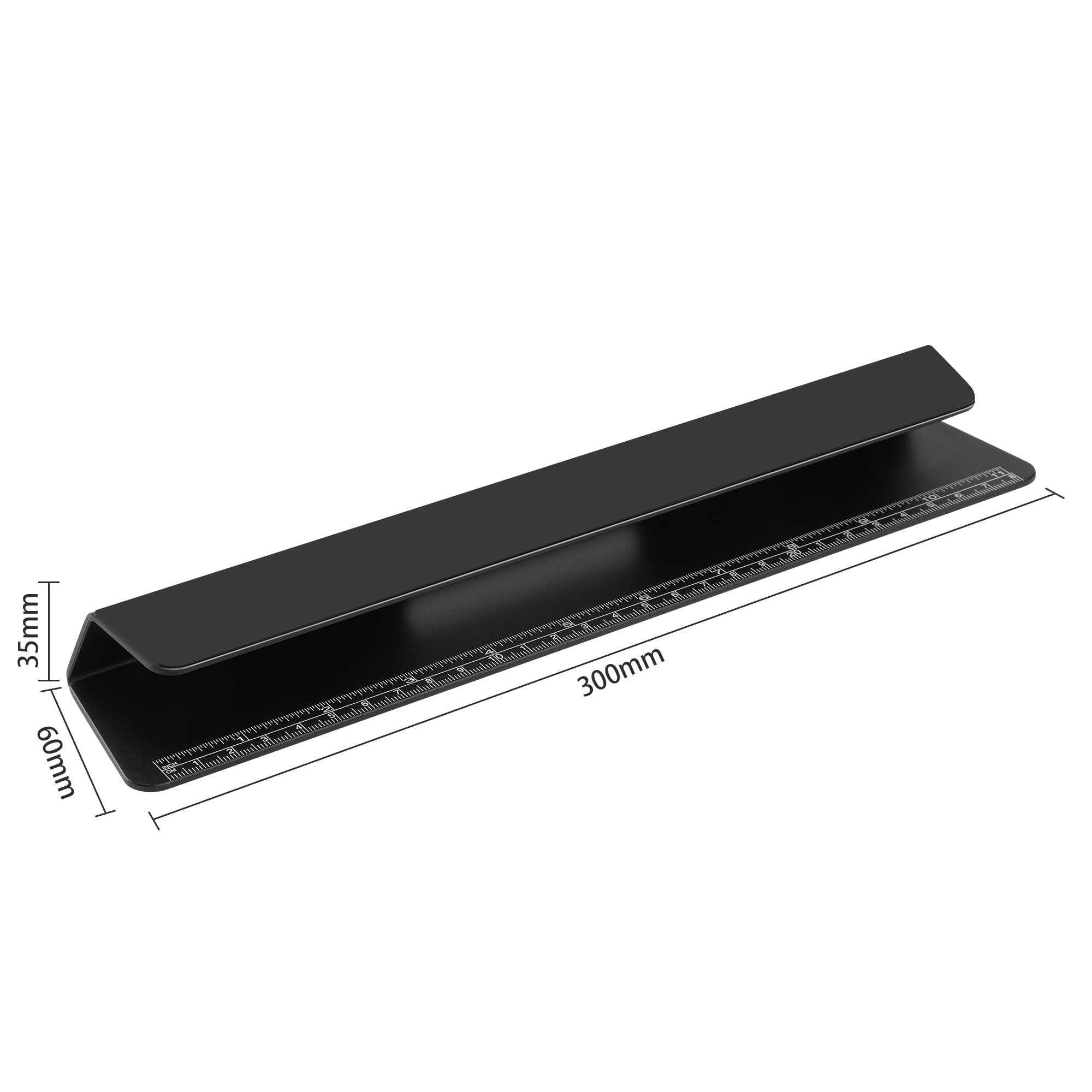 Supporto di Raffreddamento Alluminio per Laptop - Migliora Raffreddamento, Ergonomia, Stabilità e Versatilità - Compatibile con MacBook e tutti i Laptop, con righello
