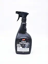 Preteador de Pneu Pretinho 500ml Bueno - Brilho Intenso e Proteção Prolongada com Gatilho Spray - Limpeza Automotiva Profissional
