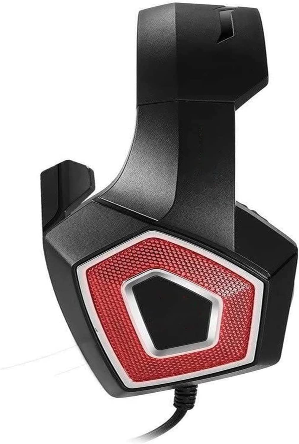 Auriculares con cancelación de Ruido con micrófono for Llamadas telefónicas y Juegos (Color : Red)