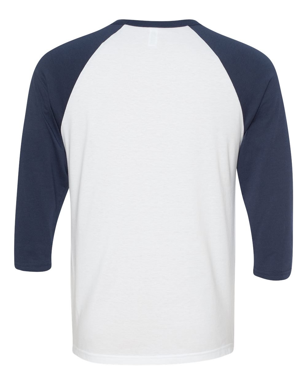 BASEBALL SHIRT [WHITE] Lサイズ Bella Canvas Unisex 3/4-Sleeve Baseball T-Shirt L White/Navy